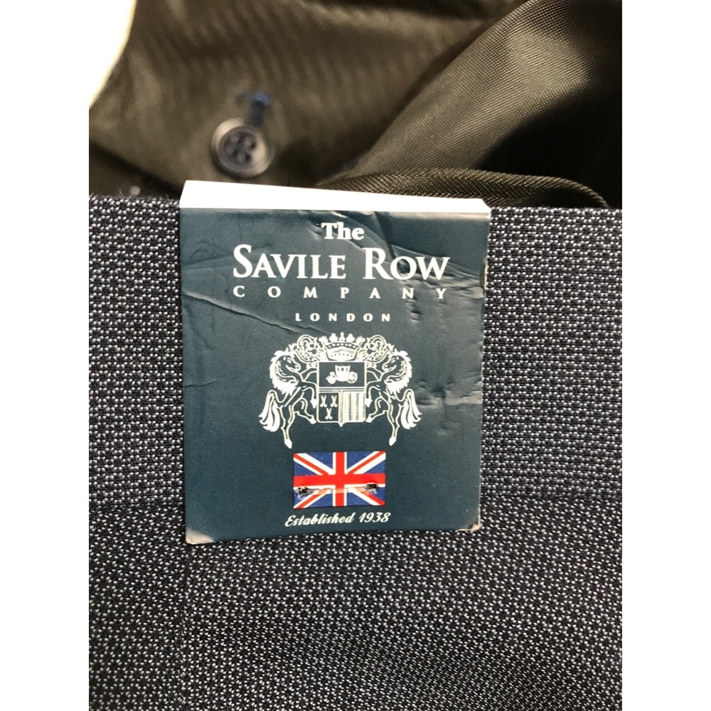 Savile Row Pants Mens 38X31 Mayfair Blue Lightweight New Preppy Business $149